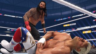 Screenshots from WWE2K24