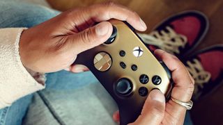 Xbox controller gold shadow