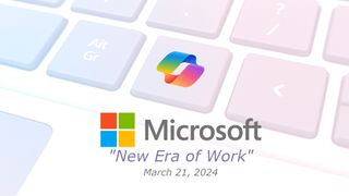 Microsoft 'New Era of Work' event poster